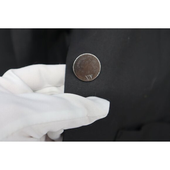 Armani Exchange Womens Black Single-Button Blazer Jacket With Front Pockets - Picture 3 of 13